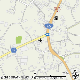 宮崎県都城市安久町4717周辺の地図