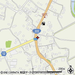 宮崎県都城市安久町4694周辺の地図