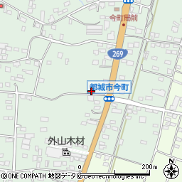 宮崎県都城市今町8398周辺の地図