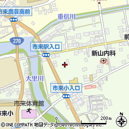 鹿児島県いちき串木野市大里3887周辺の地図