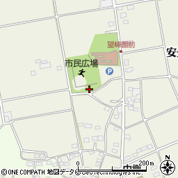 宮崎県都城市安久町5205周辺の地図
