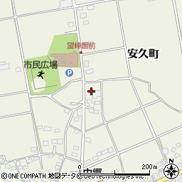 宮崎県都城市安久町6917周辺の地図