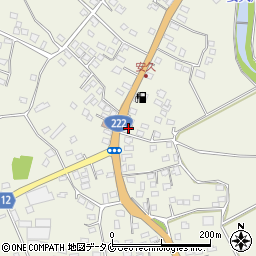 宮崎県都城市安久町5945-3周辺の地図