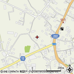 宮崎県都城市安久町5936周辺の地図
