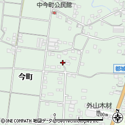 宮崎県都城市今町8377周辺の地図