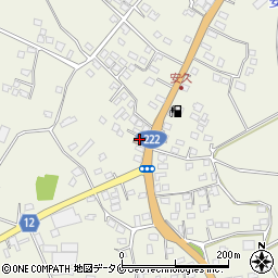 宮崎県都城市安久町5944周辺の地図