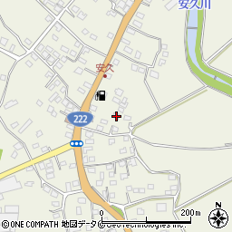宮崎県都城市安久町5948周辺の地図