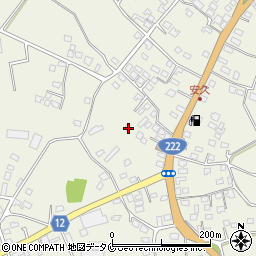 宮崎県都城市安久町5935周辺の地図