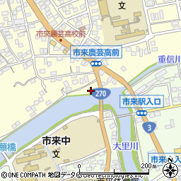 鹿児島県いちき串木野市湊町106周辺の地図