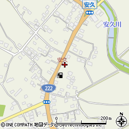 宮崎県都城市安久町5947-10周辺の地図