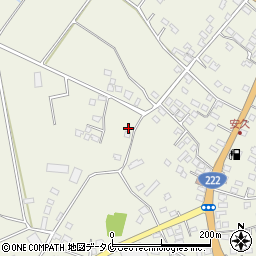 宮崎県都城市安久町4980周辺の地図