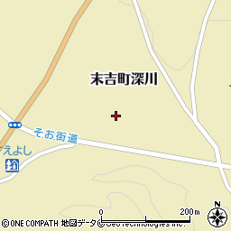 鹿児島県曽於市末吉町深川11074周辺の地図