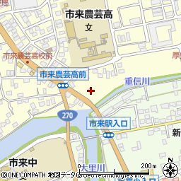 鹿児島県いちき串木野市湊町148周辺の地図