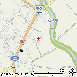 宮崎県都城市安久町5952周辺の地図