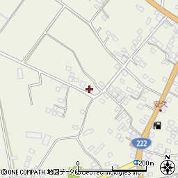 宮崎県都城市安久町5898周辺の地図