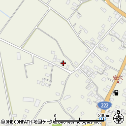 宮崎県都城市安久町5896周辺の地図