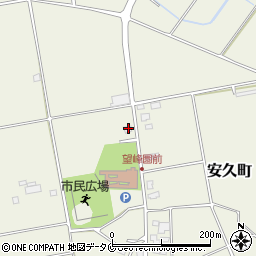 宮崎県都城市安久町5715-4周辺の地図