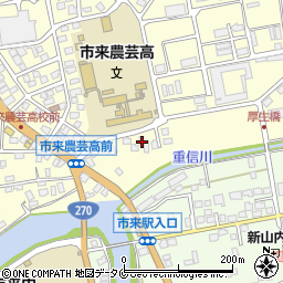 鹿児島県いちき串木野市湊町168周辺の地図