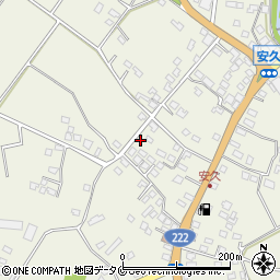宮崎県都城市安久町5928-4周辺の地図