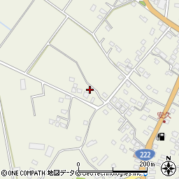 宮崎県都城市安久町5897周辺の地図