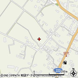 宮崎県都城市安久町5900-6周辺の地図