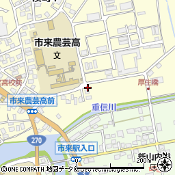 鹿児島県いちき串木野市湊町174周辺の地図