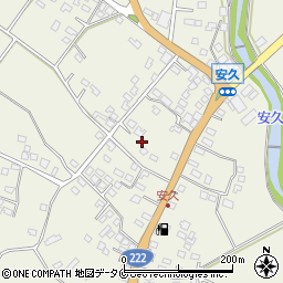 宮崎県都城市安久町5924周辺の地図