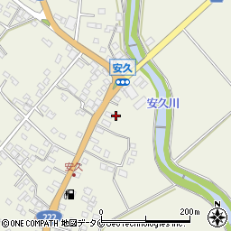宮崎県都城市安久町5956周辺の地図