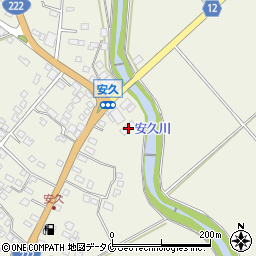 宮崎県都城市安久町421-4周辺の地図