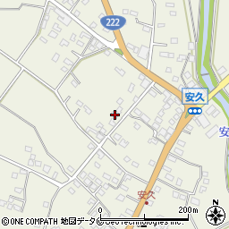 宮崎県都城市安久町5909周辺の地図