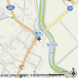 宮崎県都城市安久町421-11周辺の地図