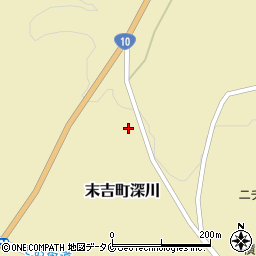 鹿児島県曽於市末吉町深川11067周辺の地図