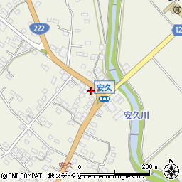 宮崎県都城市安久町5958周辺の地図