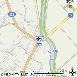 宮崎県都城市安久町386周辺の地図