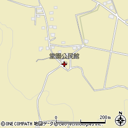 堂園公民館周辺の地図