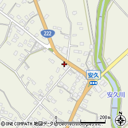 宮崎県都城市安久町5918周辺の地図