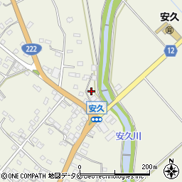 宮崎県都城市安久町388周辺の地図