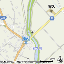 宮崎県都城市安久町1651周辺の地図