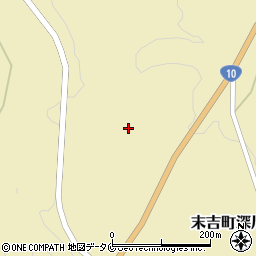 鹿児島県曽於市末吉町深川8893周辺の地図