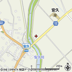 宮崎県都城市安久町1652周辺の地図