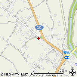 宮崎県都城市安久町5914周辺の地図