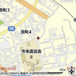 鹿児島県いちき串木野市湊町4丁目171周辺の地図