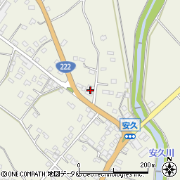 宮崎県都城市安久町5961-6周辺の地図