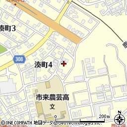 鹿児島県いちき串木野市湊町4丁目182周辺の地図