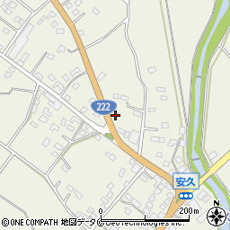 宮崎県都城市安久町5962周辺の地図