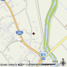 宮崎県都城市安久町5966周辺の地図