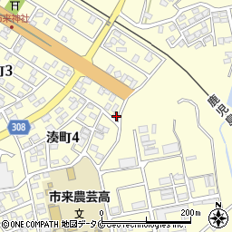 鹿児島県いちき串木野市湊町4丁目190周辺の地図