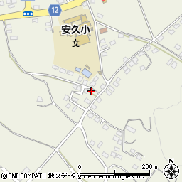 宮崎県都城市安久町2636周辺の地図