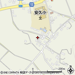 宮崎県都城市安久町2612周辺の地図