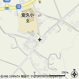 宮崎県都城市安久町2637周辺の地図